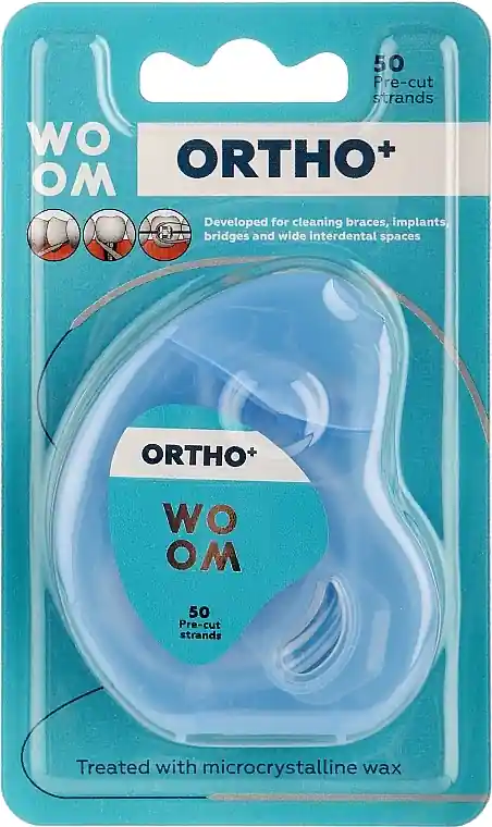 Mint and Eucalyptus Flavored Dental Floss, 50 sections - Bath and Body