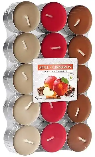 Apple & Cinnamon Tealight Set - Bath and Body