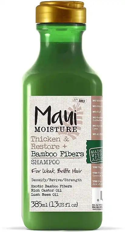Bamboo Fiber Shampoo for Damaged & Weakened Hair