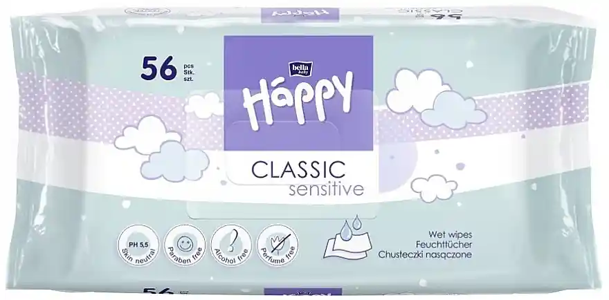 Sensitive Wet Wipes, 56 pcs - Accessories