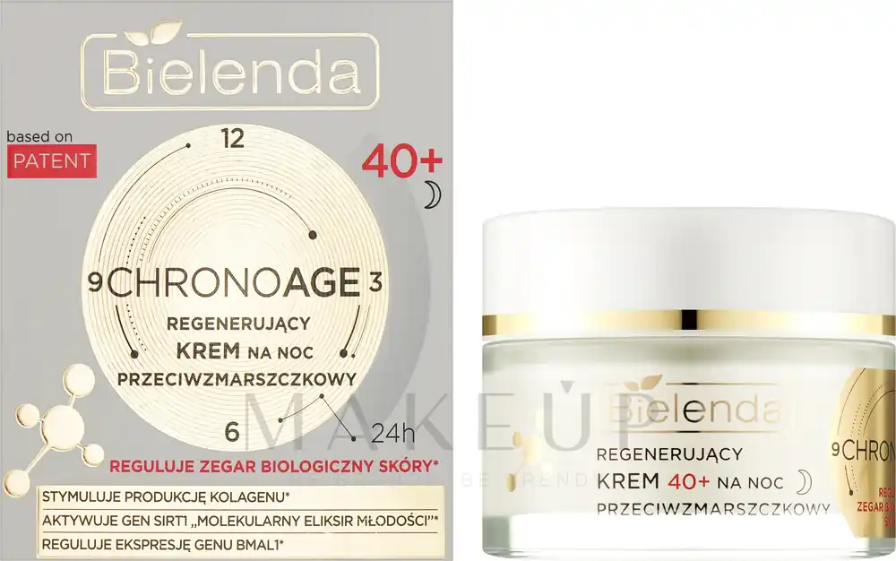Regenerating Night Face Cream 40+ - Skin Care Products