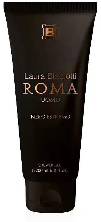 Laura Biagiotti Roma Uomo Nero Estremo - Bath and Body