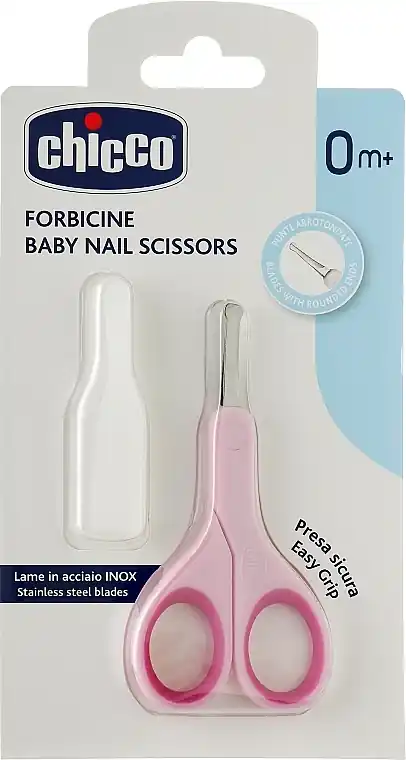 Baby Nail Scissors, pink - Accessories