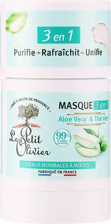 3-in-1 Aloe Vera & Green Tea Face Mask