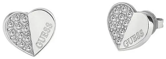 Crystal Heart Earrings - Costume jewelry