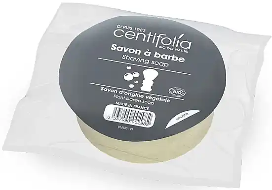 Men Shaving Soap with Organic Calendula Oil & Shea Butter, pack - Bath and Body