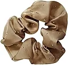 Hair Tie with Sequins, light beige - Accessories