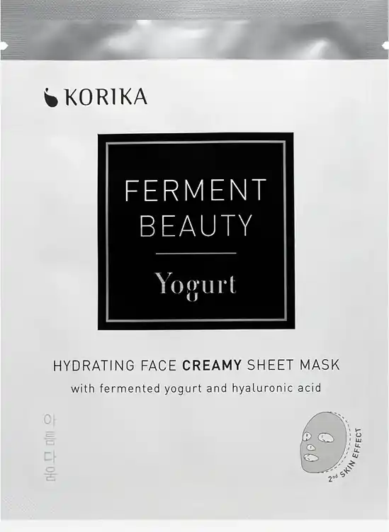 Anti-Wrinkle Face Mask with Fermented Yogurt & Hyaluronic Acid