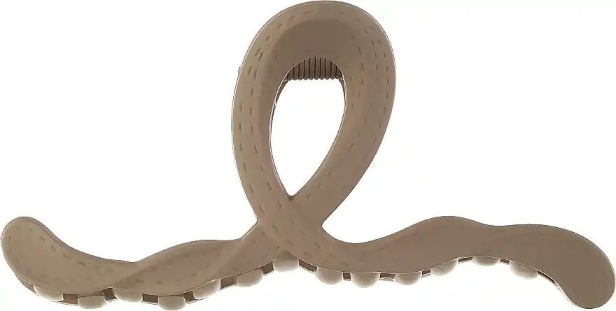 Hair Clip with Stitching 20988, Beige - Accessories