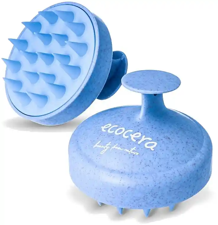 Head Brush-Massager, blue