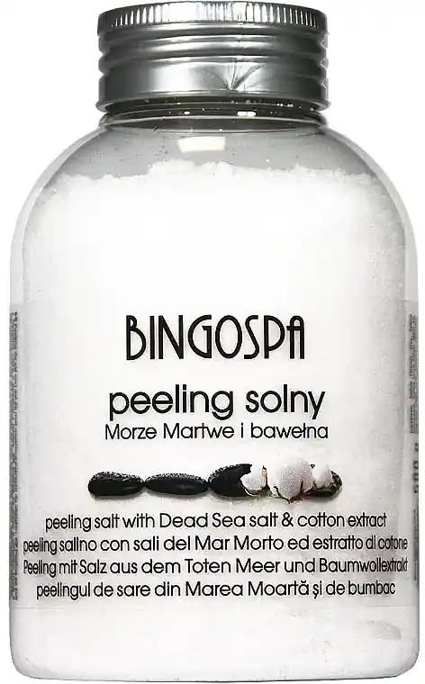 Dead Sea Salt and Coton Extract Spa Peeling Salt - Bath and Body