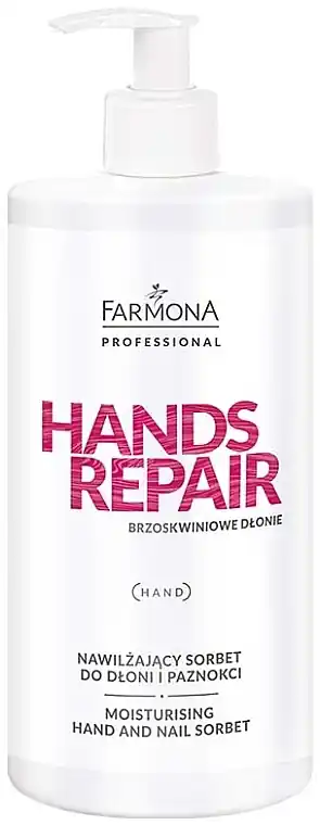 Moisturizing Hand Sorbet "Peach Hands" - Bath and Body