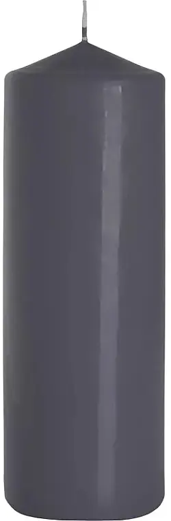 Cylindrical Candle 80x250 mm, grey - Accessories