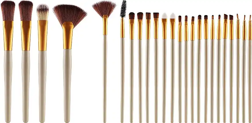 Makeup Brush Set in Case, 24 pcs - Accessories