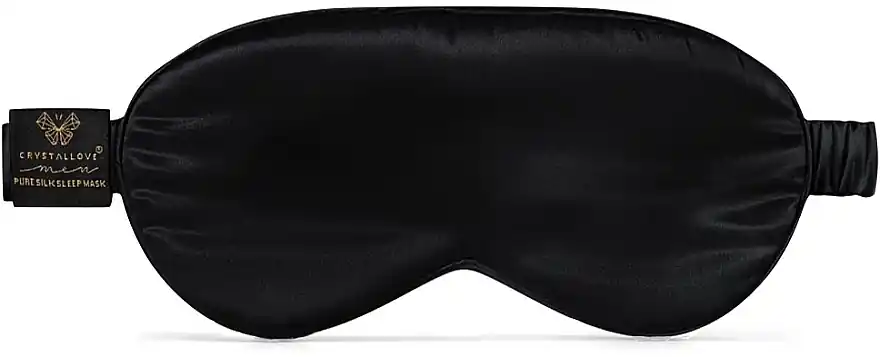 Silk Eye Mask, black - Accessories