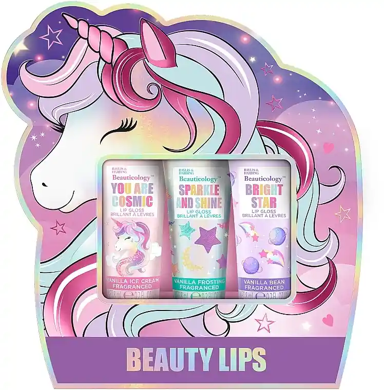 Baylis & Harding Beauticology Cosmic Beauty Lip Trio Gift Set (lip/gloss/3x8ml) - Makeup