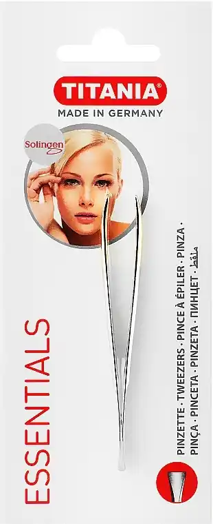 Straight Tweezer with Golden Tips - Accessories