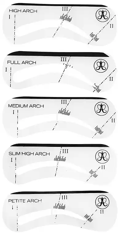 Eyebrows Stencils - Accessories