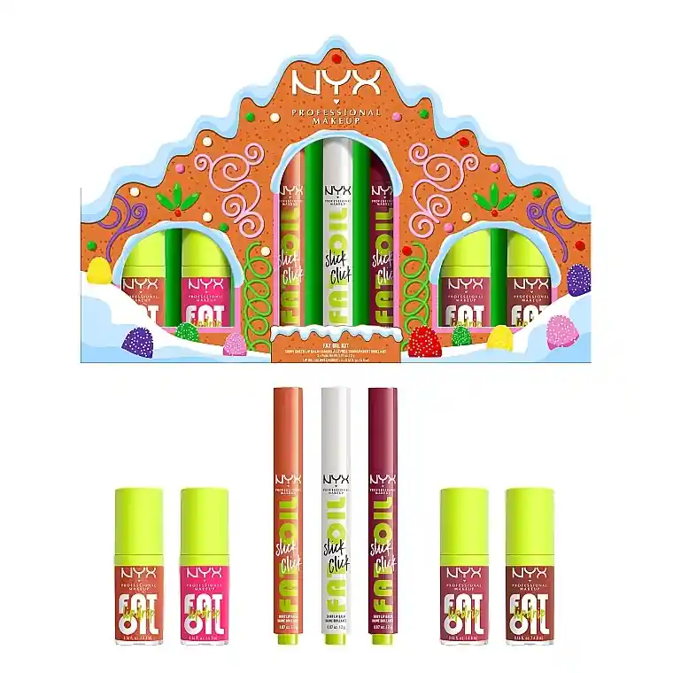 NYX Professional Makeup Holiday Fat Gingerbread House Kit