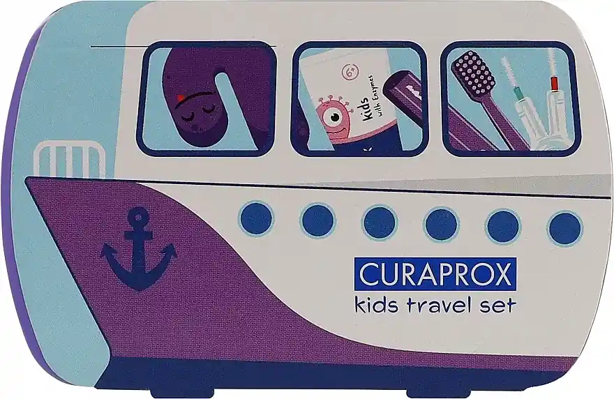 Kids Travel Set, 6-12 years, purple
