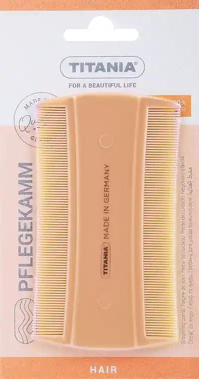 Double-Sided Comb 10 cm, beige