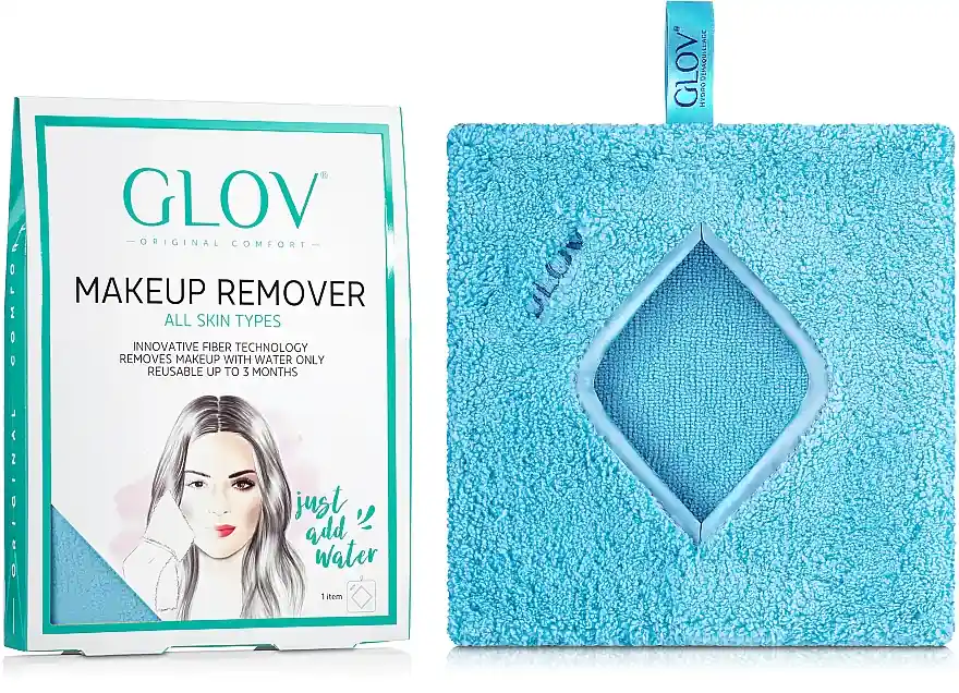 Glov Comfort Hydro Demaquillage Gloves Bouncy Blue - Makeup