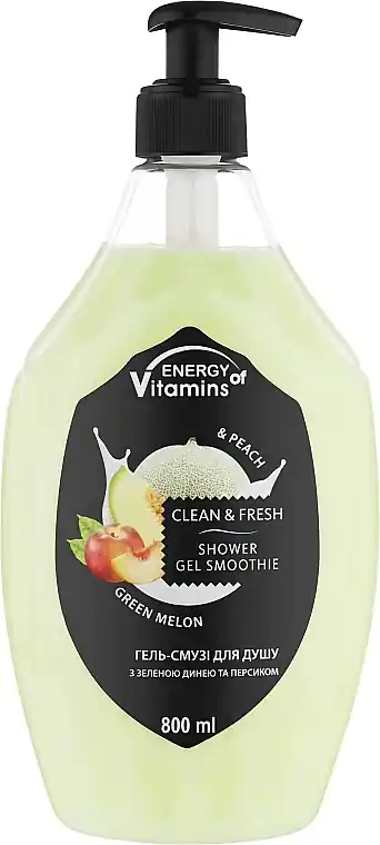Green Melon & Peach Shower Gel Smoothie - Bath and Body