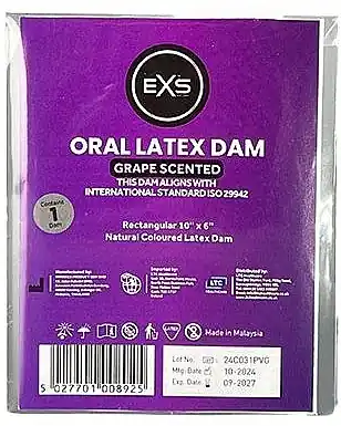 Grape Scented Oral Latex Wipe - Health & Care