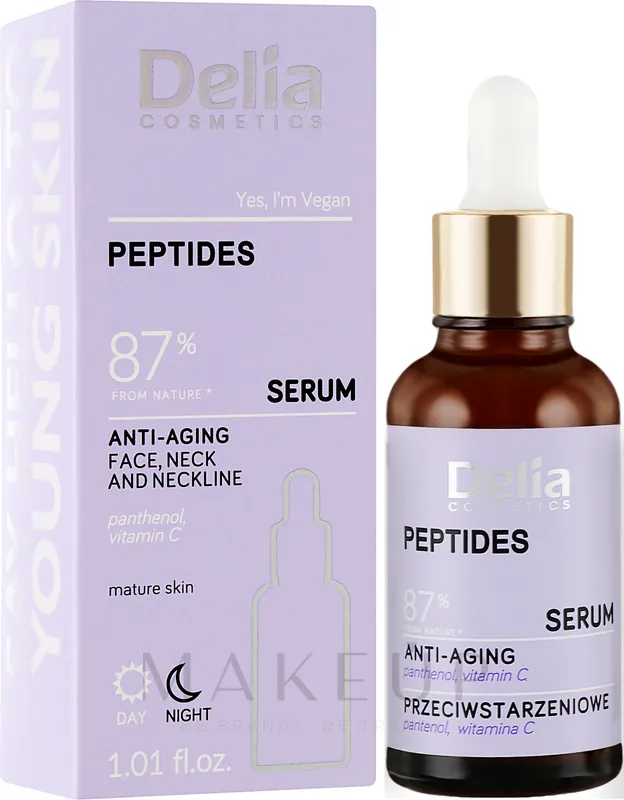Anti-Aging Face, Neck & Decollete Serum with Peptides