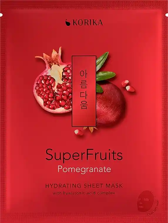 Moisturizing Face Mask with Pomegranate Extract - Skin Care Products