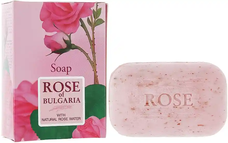 Natural Cosmetic Soap with Rose Water - Bath and Body
