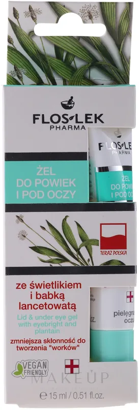Lid and Under Anti-Aging Eye Gel with Eyebright and Plantain