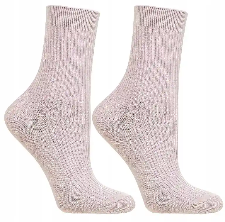 Women High Socks, lilac - Clothes
