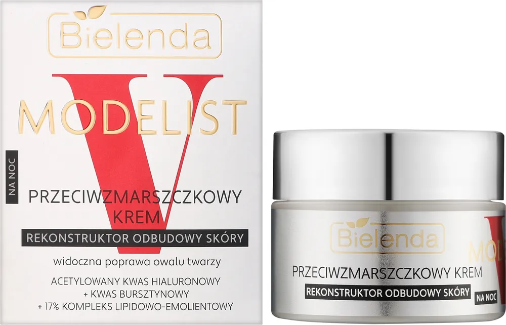 Night anti-wrinkle cream, skin reconstructor