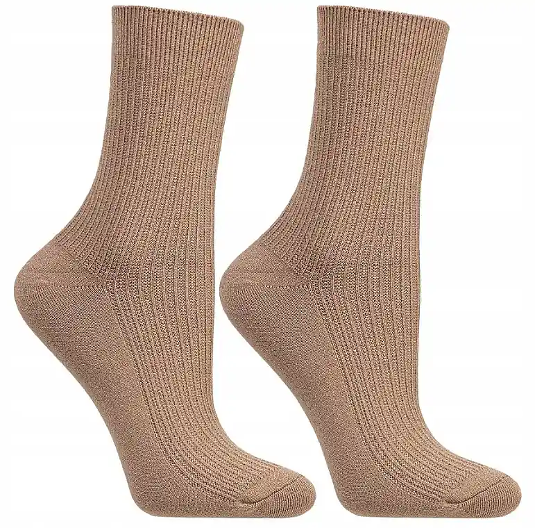 Women's Socks CSL250-154, Brown