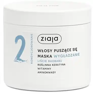 Smoothing Mask for Curly Hair with Baobab Leaf Extract