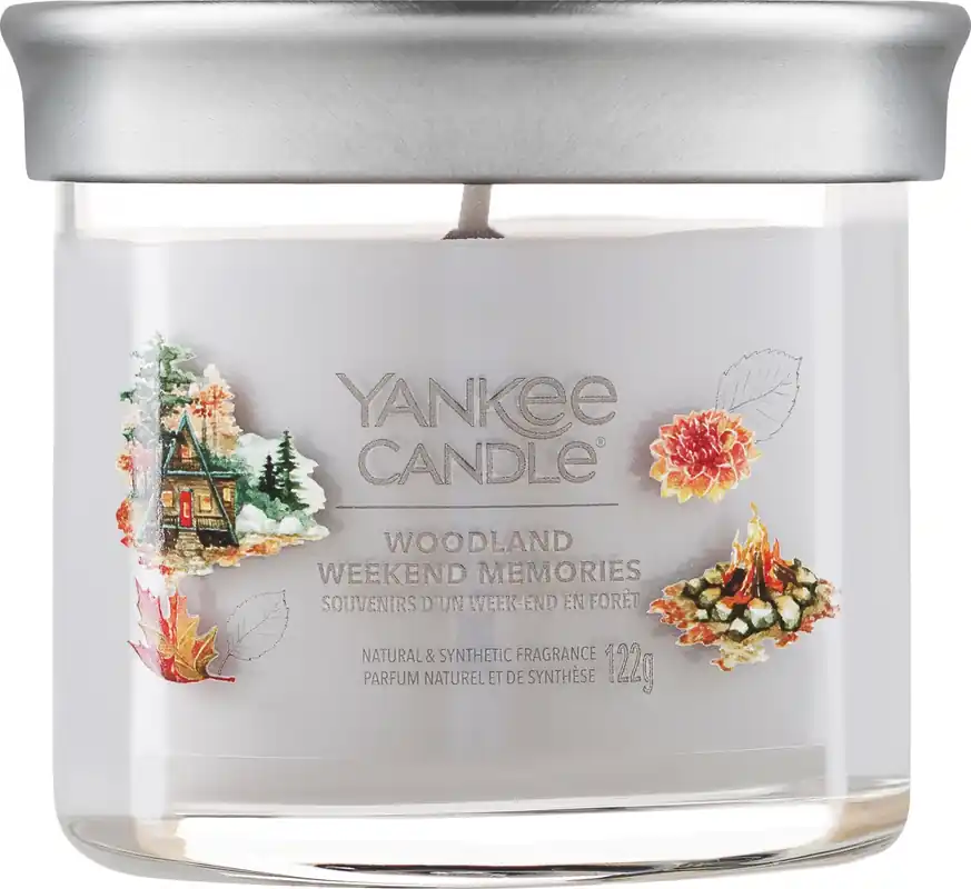 Woodland Weekend Memories Scented Candle in Glass - Bath and Body