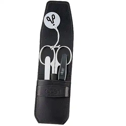 Manicure Set, 3 tools, 6871, black - Accessories