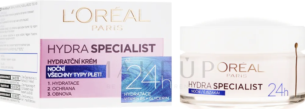 Revitalizing Moisturizing Night Cream "Trio Active" - Skin Care Products