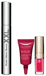 Clarins Set (mascara/8 ml + l/oil/1.4 ml + eye/cr/3 ml) - Makeup