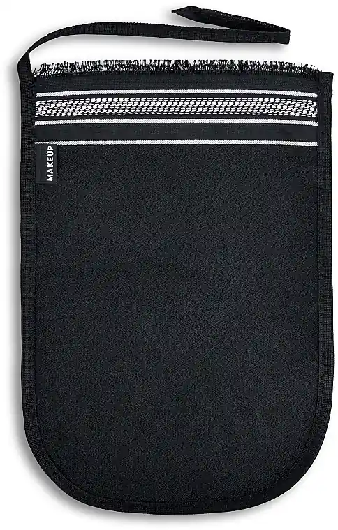 Exfoliating Mitt 'Strong', black - Accessories