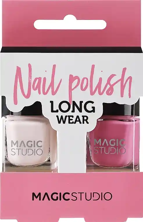 Set of Polishes, Powder + Pink - Nails