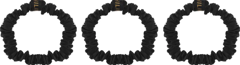 Hair Ties, 3 pcs, black - Accessories