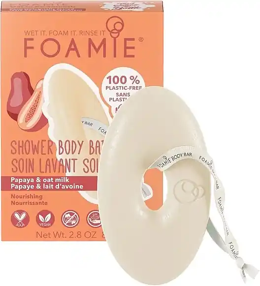 Papaya & Oat Milk Shower Gel Bar - Bath and Body