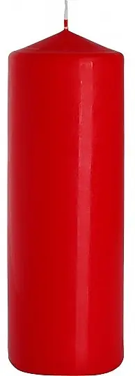 Cylindrical Candle 80x250 mm, red - Accessories