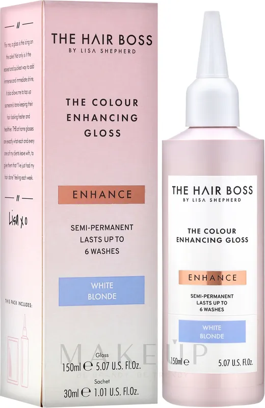 Color Enhancing Gloss White Blonde - Hair