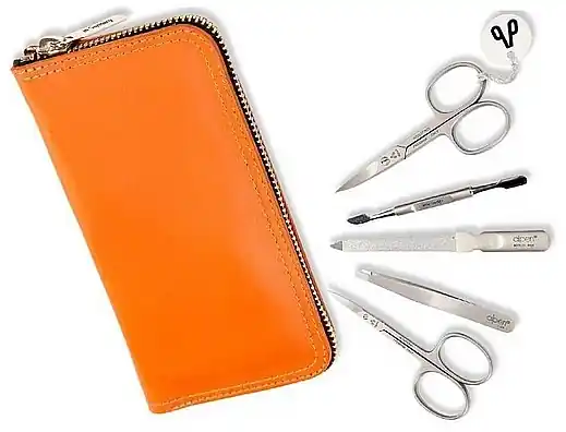 Manicure Set, 5 tools, 6842R, tobacco - Accessories