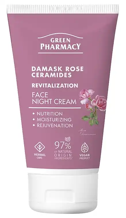 Damask Rose & Ceramides Night Face Cream - Skin Care Products