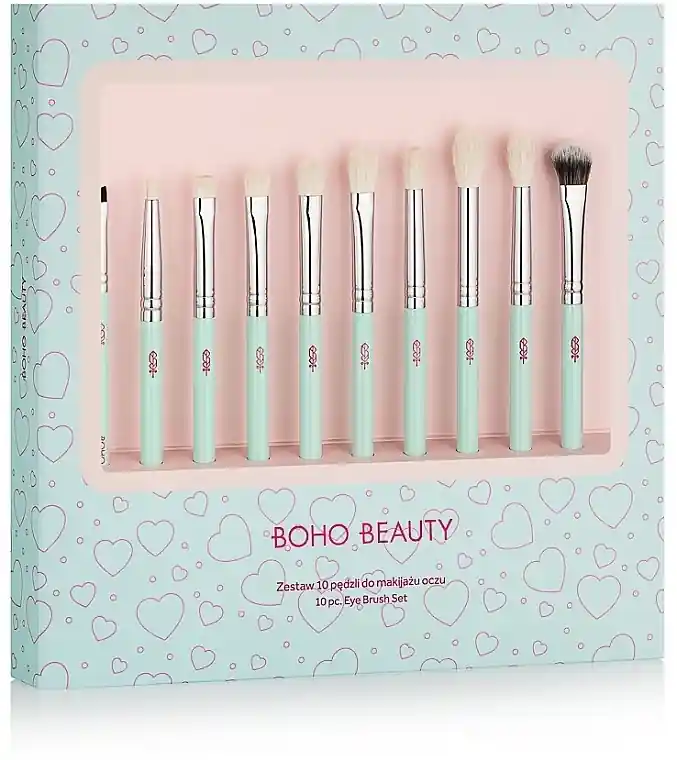 Makeup Brush Set, 10 items - Accessories