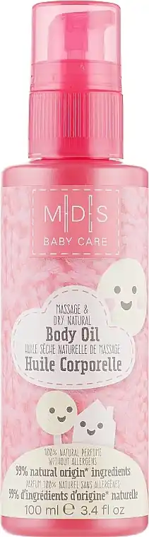 Organic Baby Massage Dry Oil - Bath and Body
